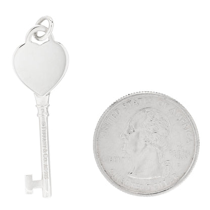 Tiffany Sterling Silver Return To Tiffany Heart Key Pendant 2 of 4