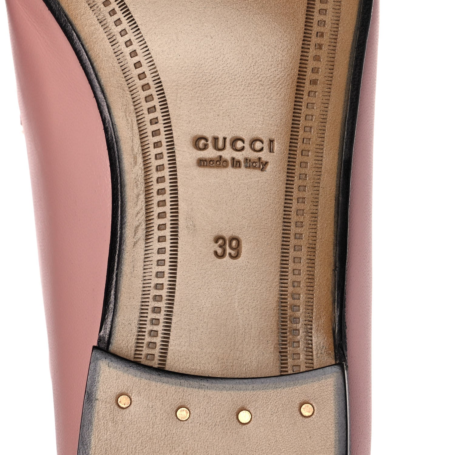 Gucci Lambskin Womens Brixton Horsebit Loafers 39 Perfect Pink 6 of 9