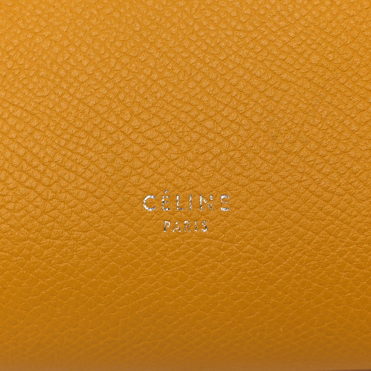 Grained Calfskin Mini Belt Bag Amber