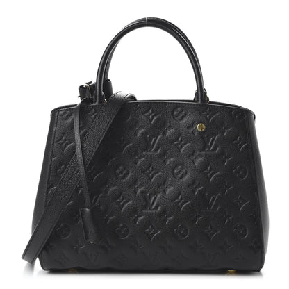 Louis Vuitton Empreinte Montaigne MM Black 1 of 11