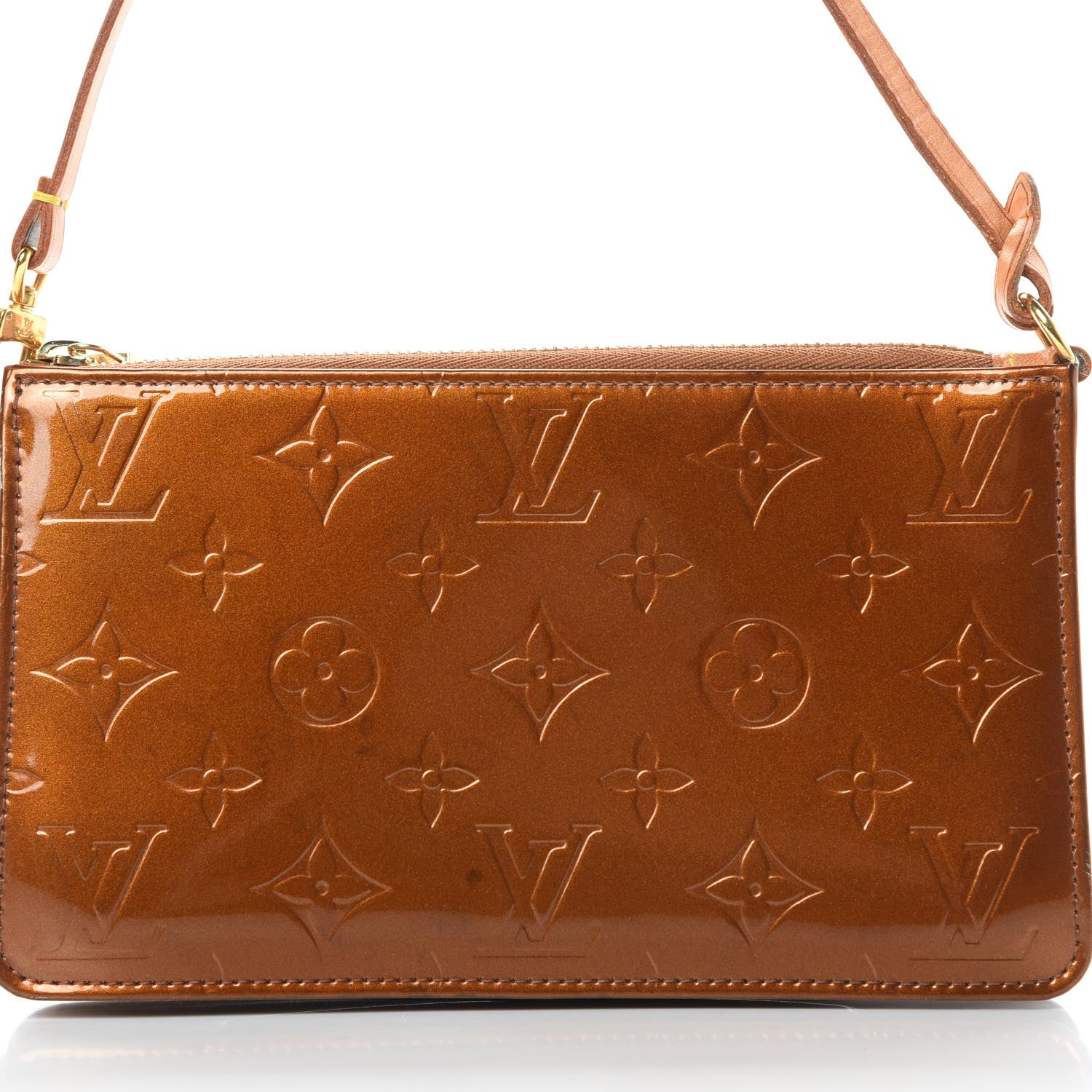 Louis Vuitton Vernis Lexington Pochette Bronze 8 of 14