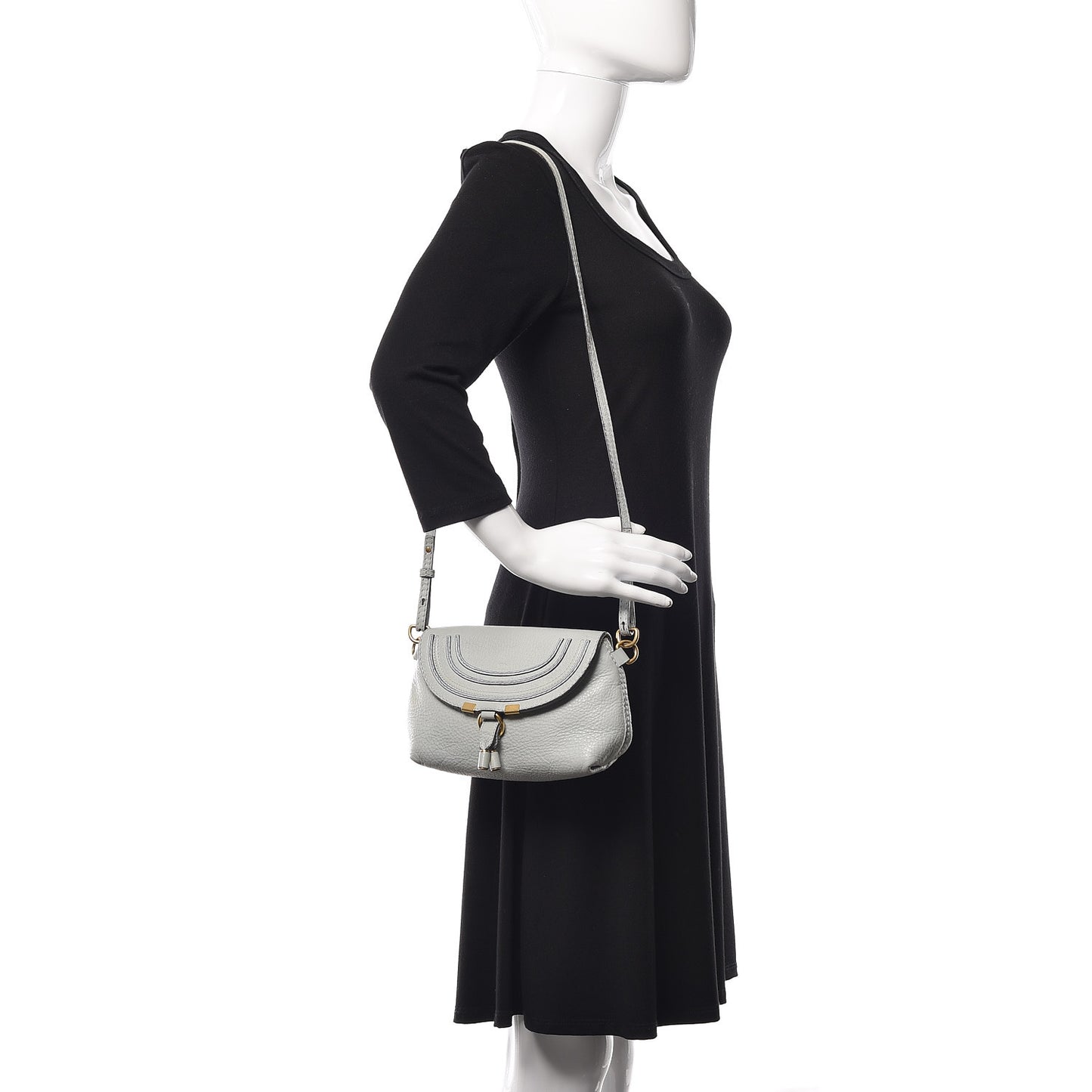 Calfskin Marcie Pochette Crossbody Bag Paradise Pink