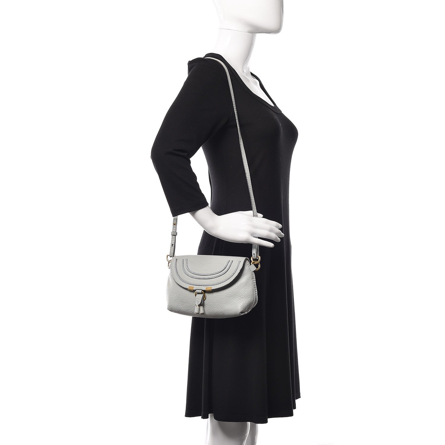 Chloe Calfskin Marcie Pochette Crossbody Bag Paradise Pink 2 of 11