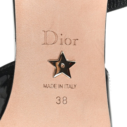 Christian Dior Patent Dior Day Slingback 35mm Pumps 38 Black 7 of 9