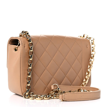 Chanel Lambskin Mini Chic With Me Flap Beige 3 of 12