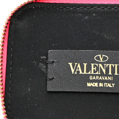 Valentino Garavani Grained Calfskin VLogo Signature Wash Bag Feminine Pink 9 of 10