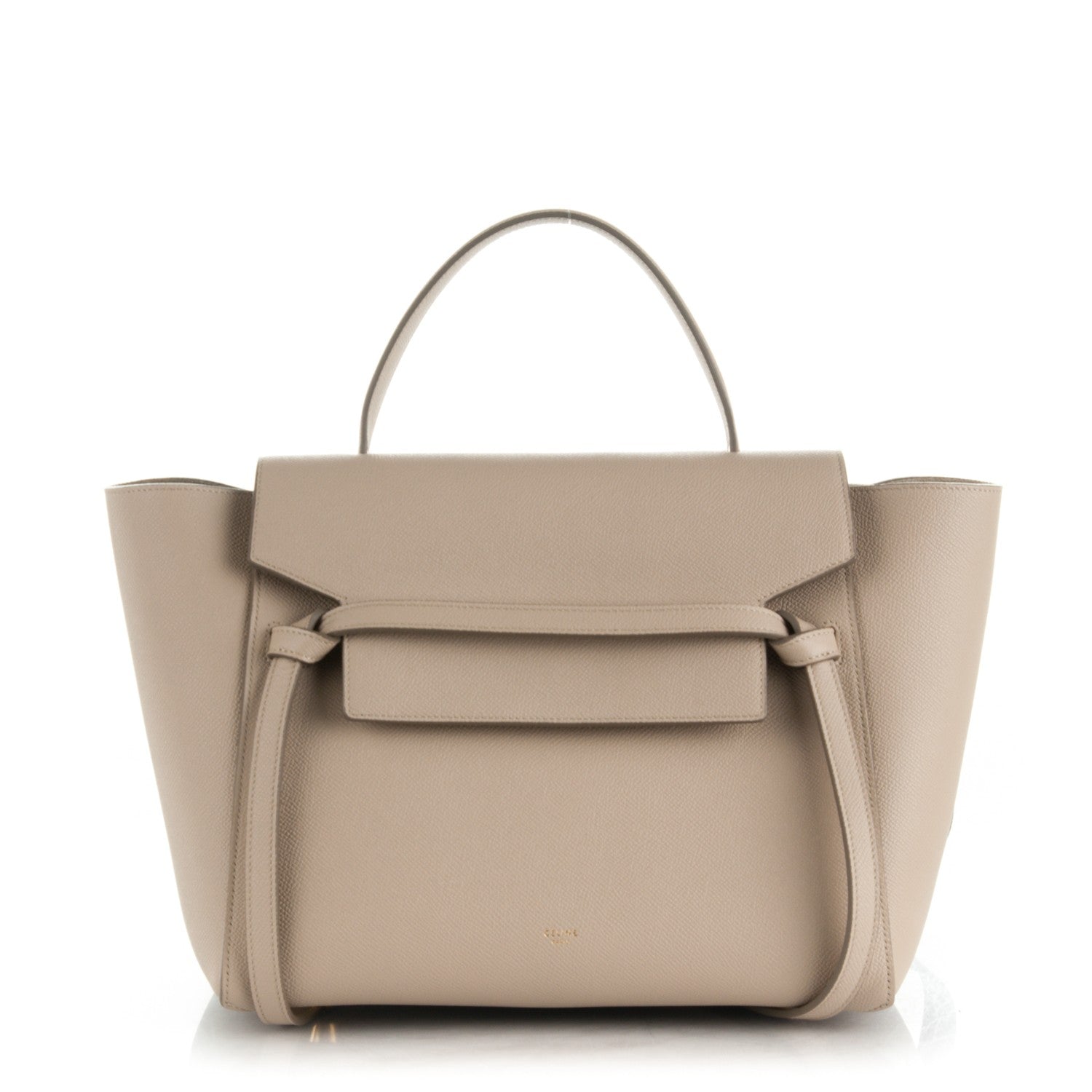 Celine Grained Calfskin Mini Belt Bag Light Taupe 1 of 14