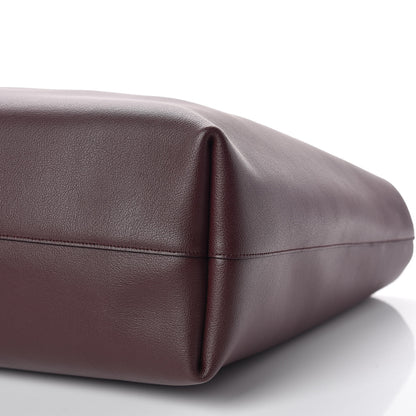 Saint Laurent Calfskin Large Shopping Tote Bordeaux 10 of 11