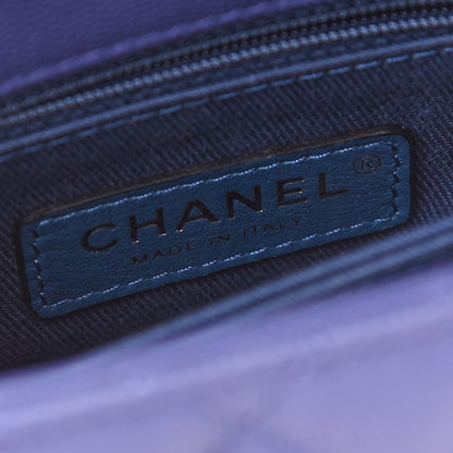 Chanel Caviar Quilted Incognito Extra Mini Coco Handle Flap Blue 6 of 9