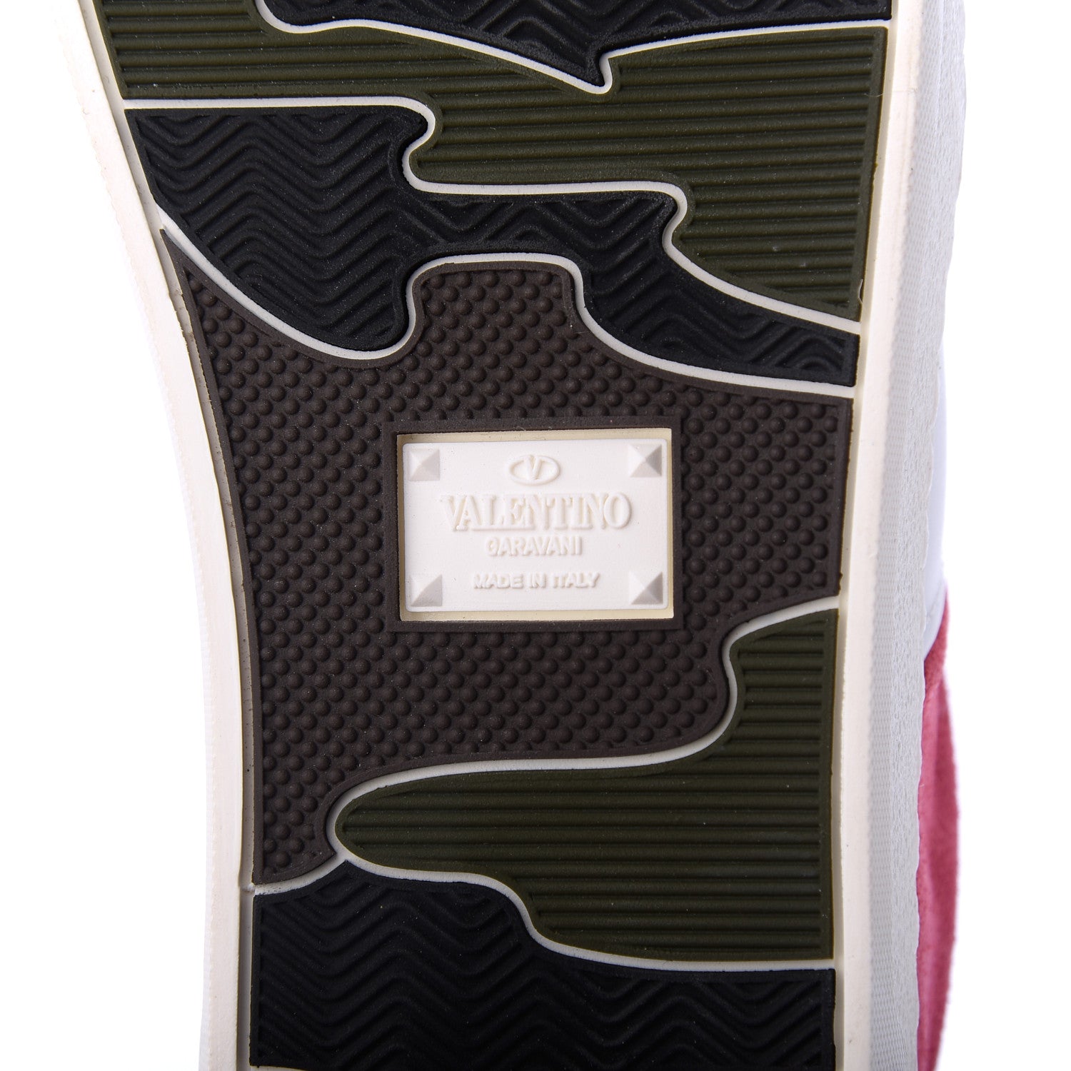 Valentino Garavani Suede Womens Flycrew Sneakers 40 Shadow Pink Optic White 7 of 15
