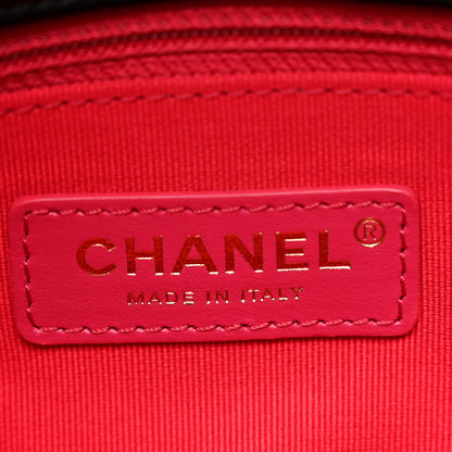 Chanel Shiny Caviar Quilted Small Chain Melody Flap Black 6 of 11