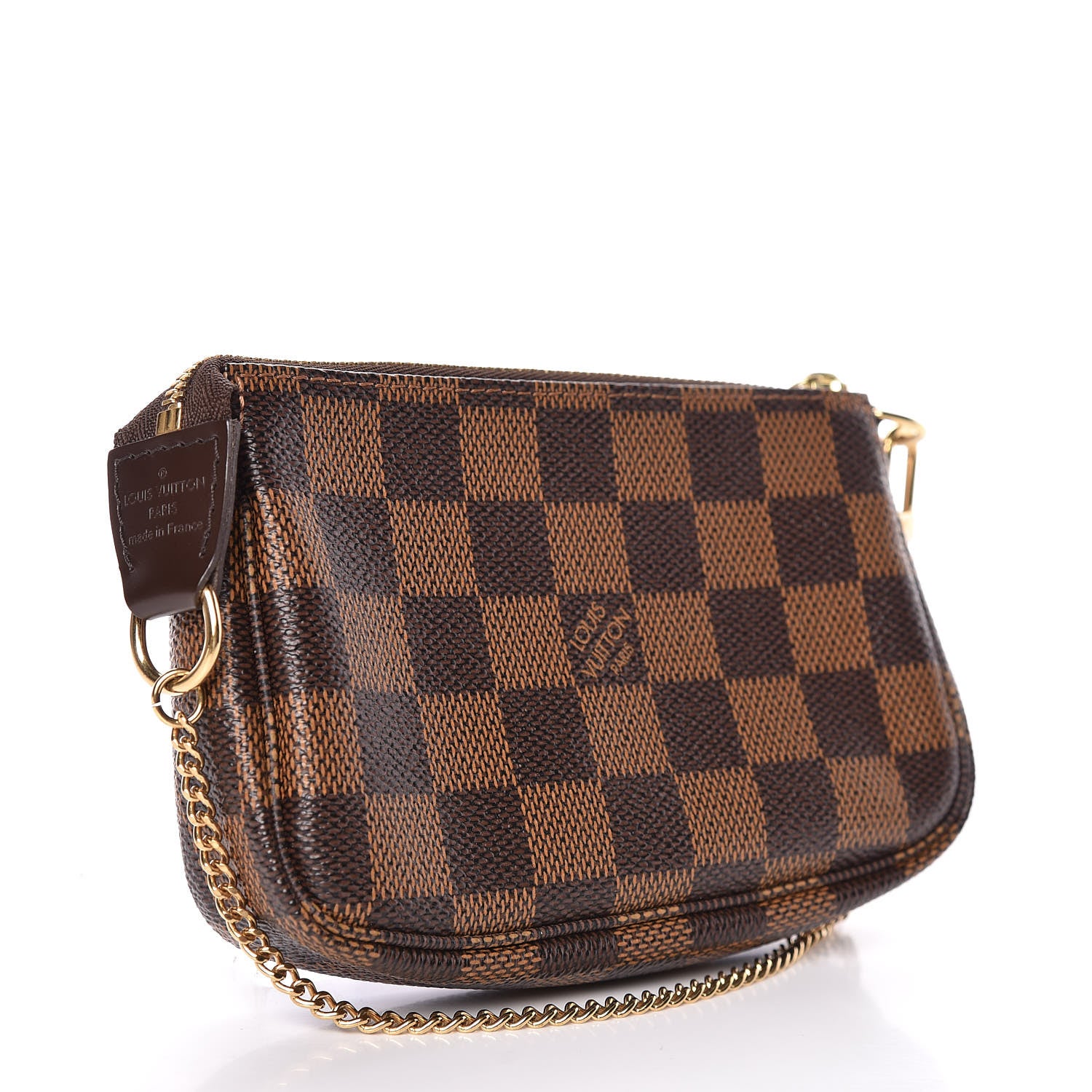 Louis Vuitton Damier Ebene Complice Trunks and Bags Mini Pochette Accessories Red 3 of 11