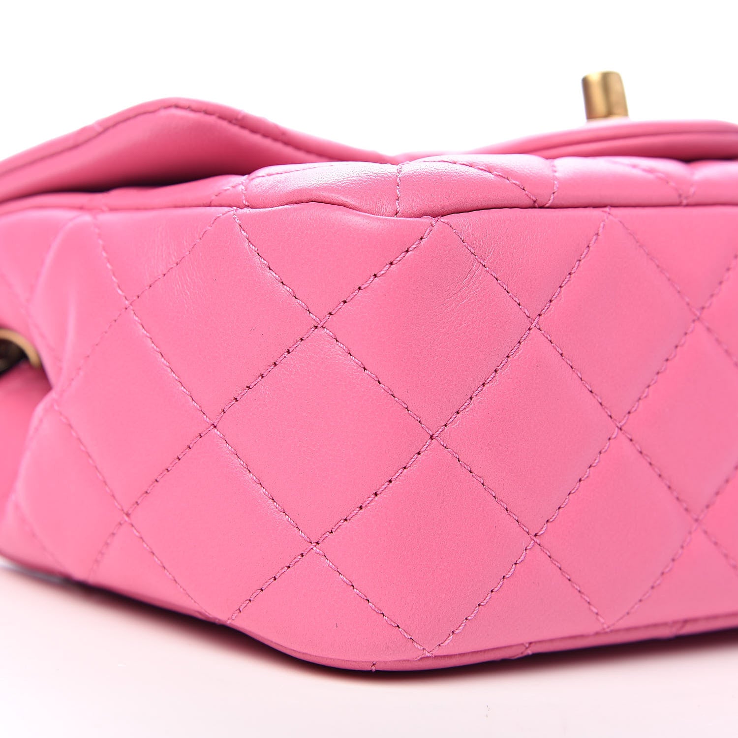 Chanel Lambskin Quilted Mini Pearl Crush Flap Pink 8 of 11