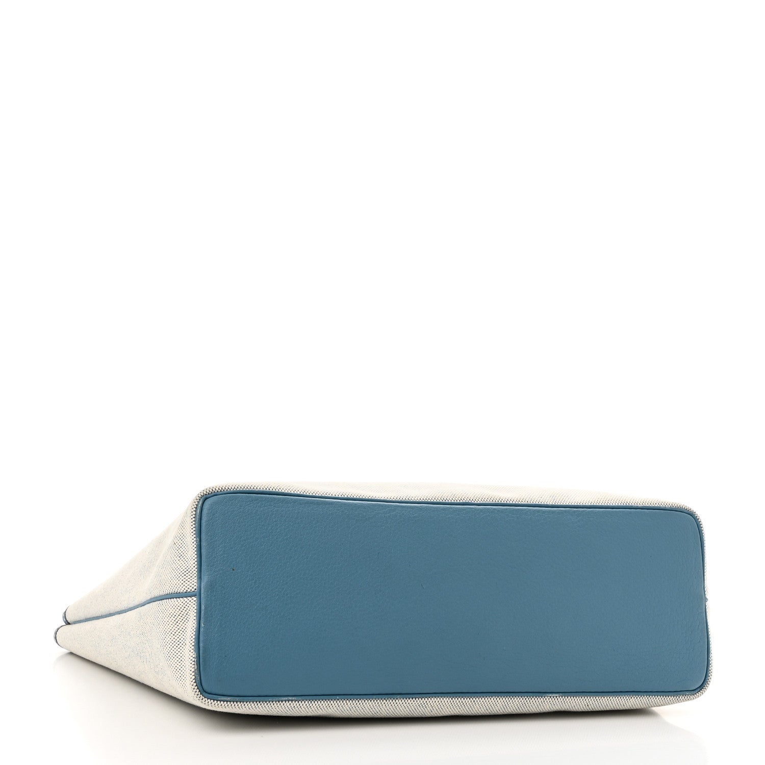 Hermes Toile Taurillon Clemence Jardinier PM Blue Jean 4 of 14