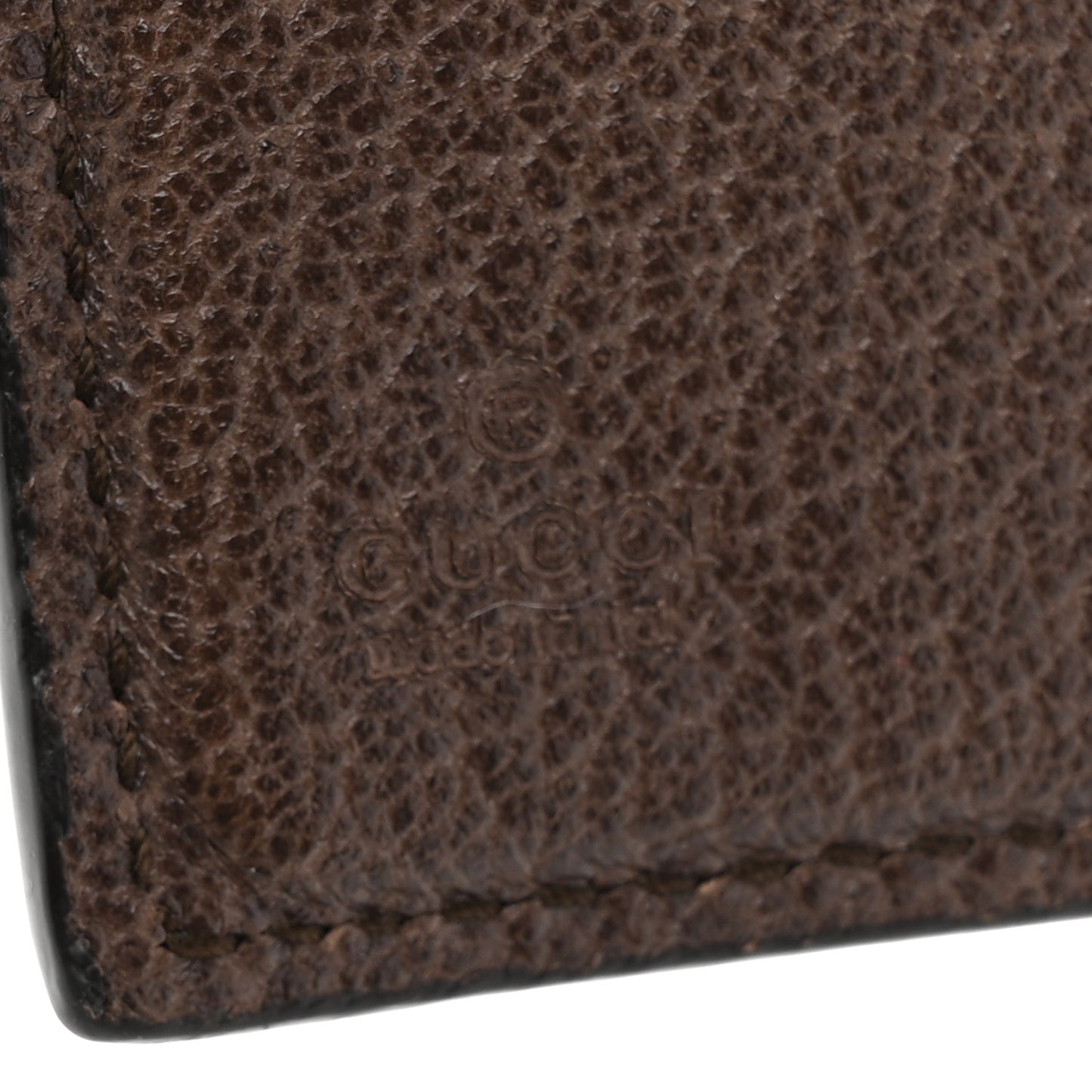 GG Supreme Monogram Web Ophidia French Flap Wallet Beige New Acero