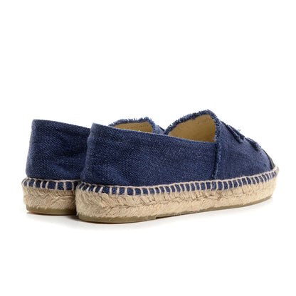Chanel Denim Canvas Espadrilles 41 Blue Noir 3 of 7
