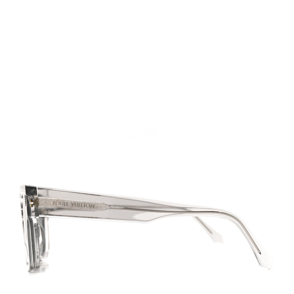 Acetate Escape Square Sunglasses Z1498E Transparent