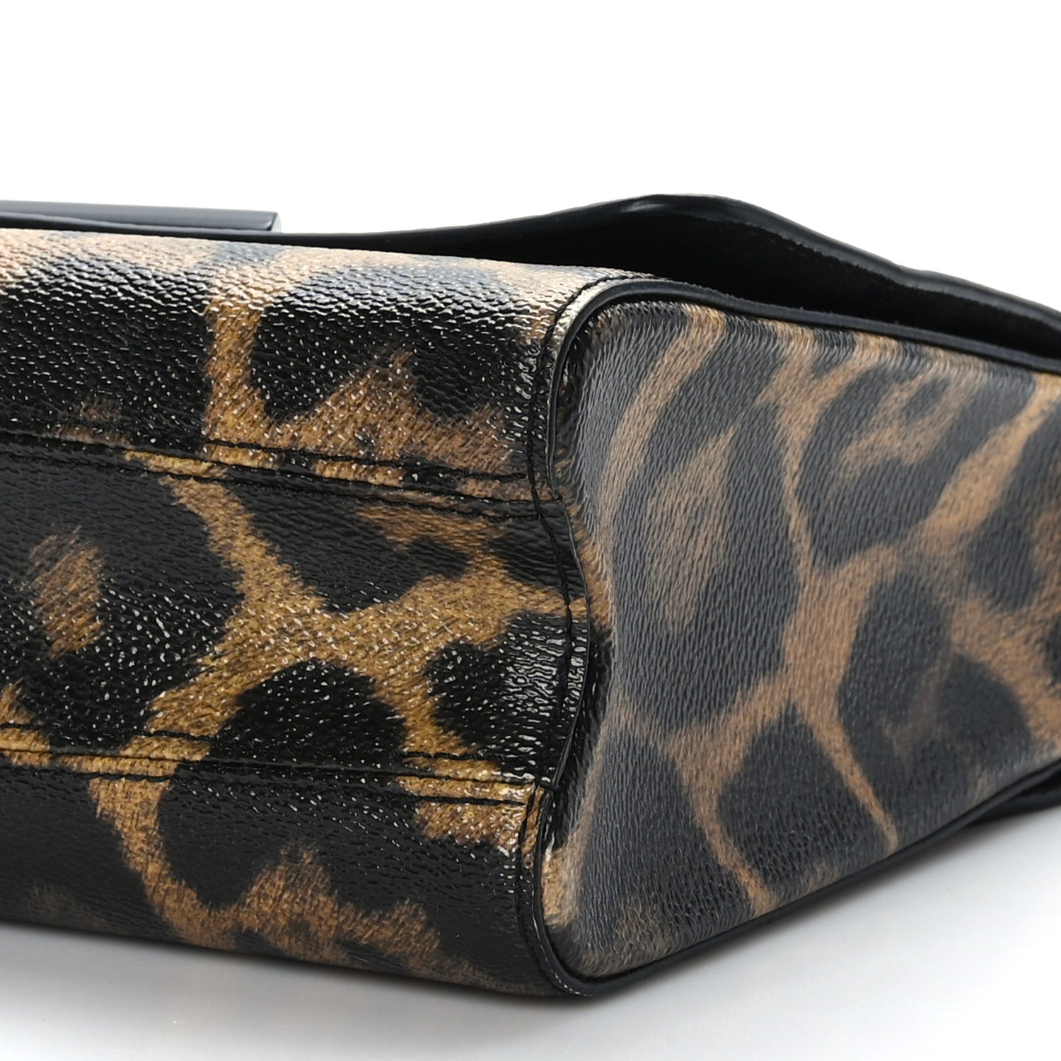 Louis Vuitton Calfskin Wild Animal Print Twist Shoulder Bag MM 9 of 9