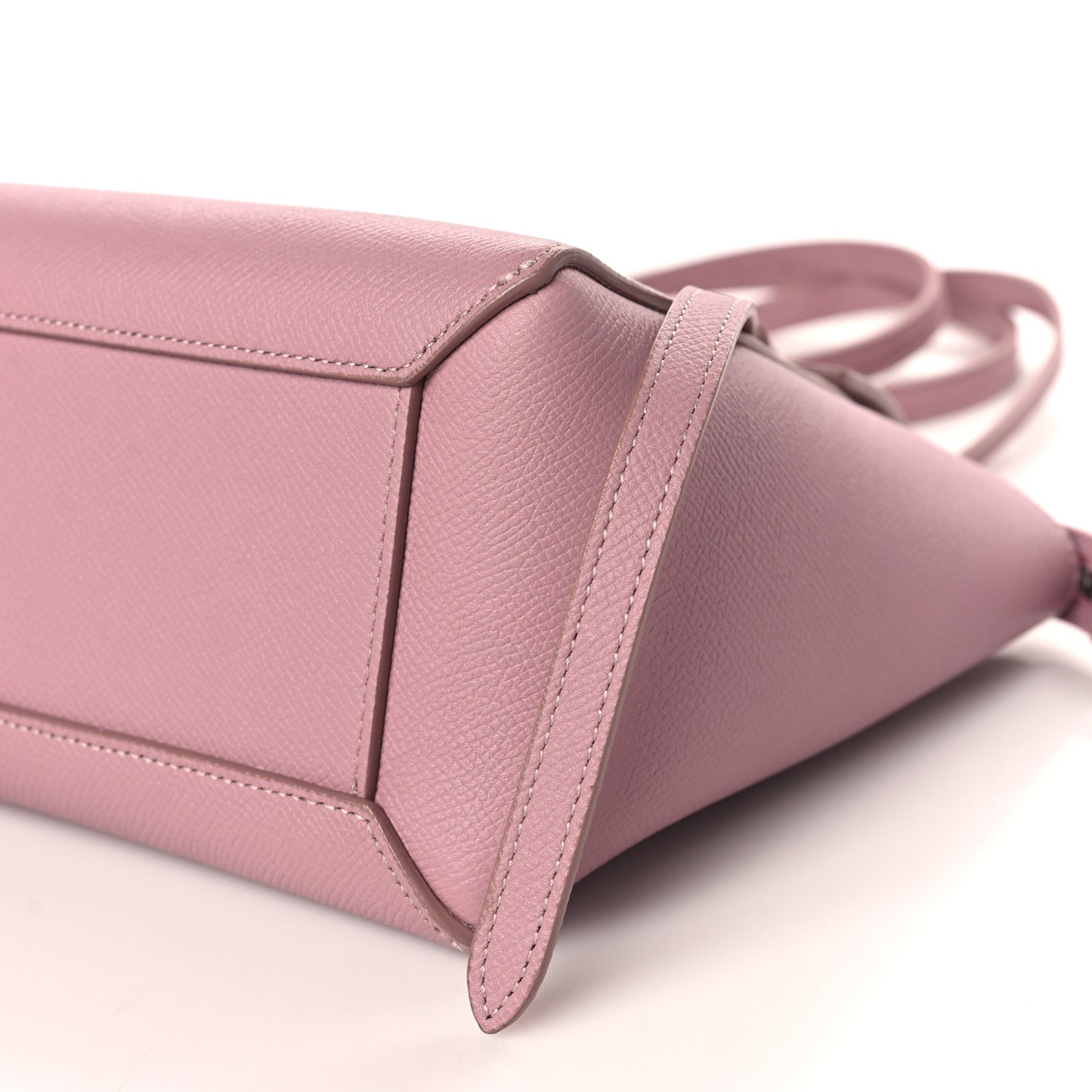Grained Calfskin Nano Belt Bag Vintage Pink