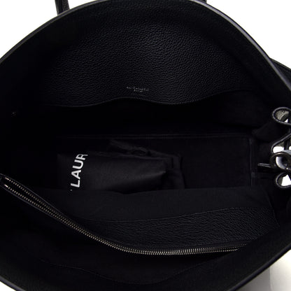 Saint Laurent Grained Calfskin Medium Souple Sac De Jour Black 4 of 4