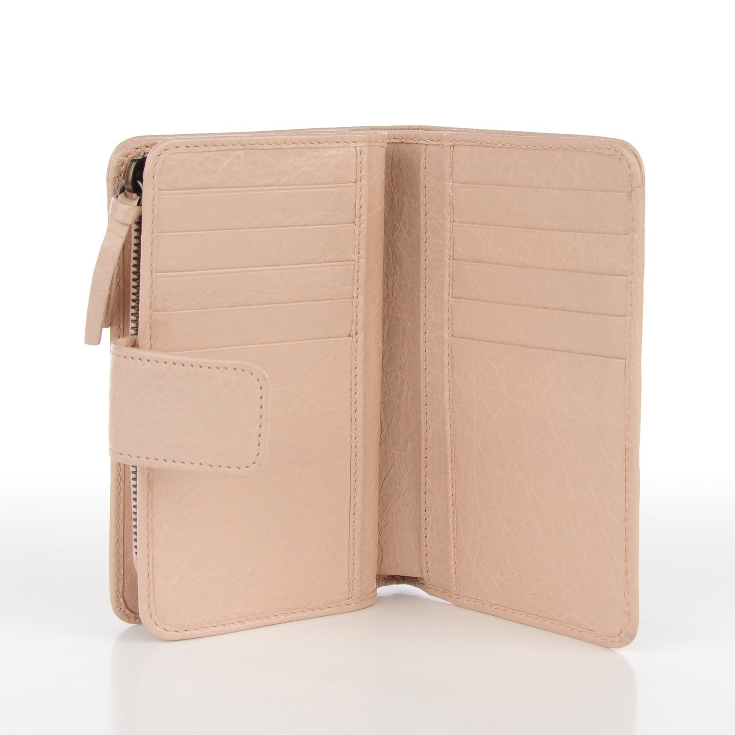 Balenciaga Agneau Classic Hardware Continental Zip Around Wallet Rose Aubepine 5 of 8