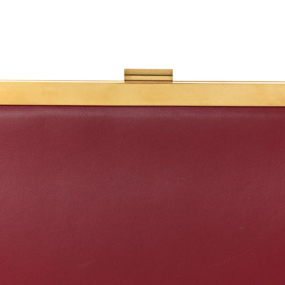 Celine Patina Box Calfskin Medium Clasp Bag Scarlet 14 of 19