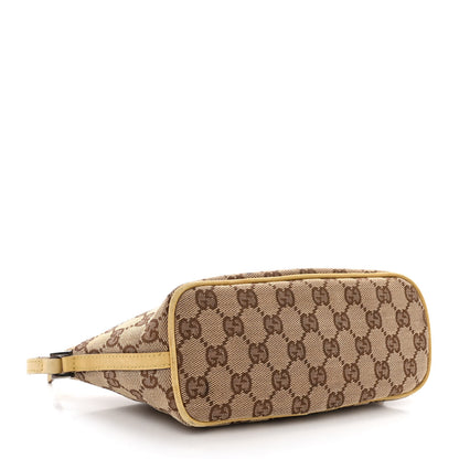 Gucci Monogram Boat Pochette Yellow 4 of 14