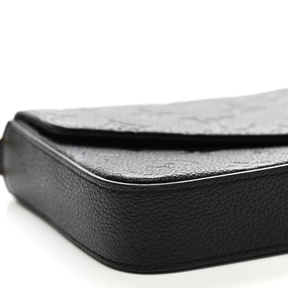 Louis Vuitton Empreinte Pochette Felicie Chain Wallet Black 6 of 7
