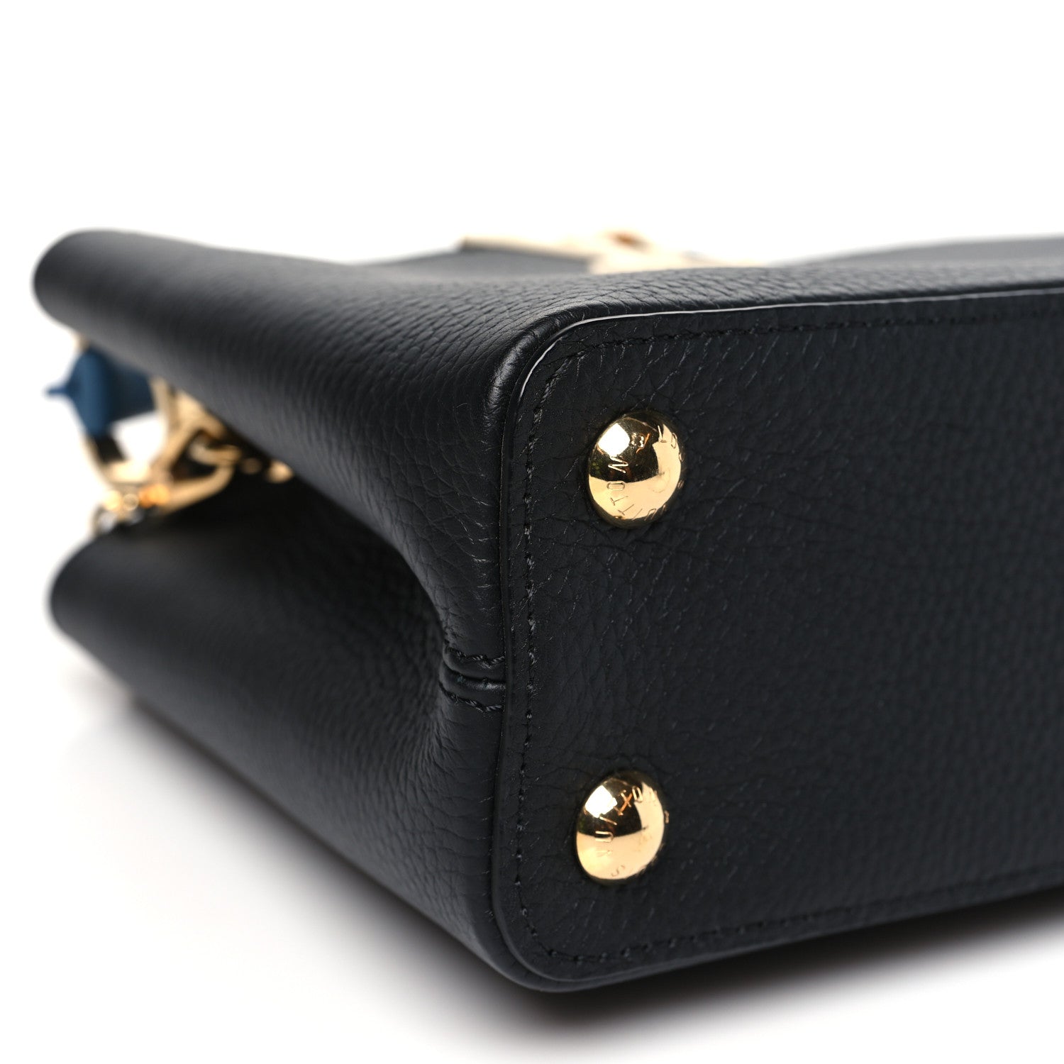 Louis Vuitton Taurillon Capucines BB Black General Blue 8 of 9