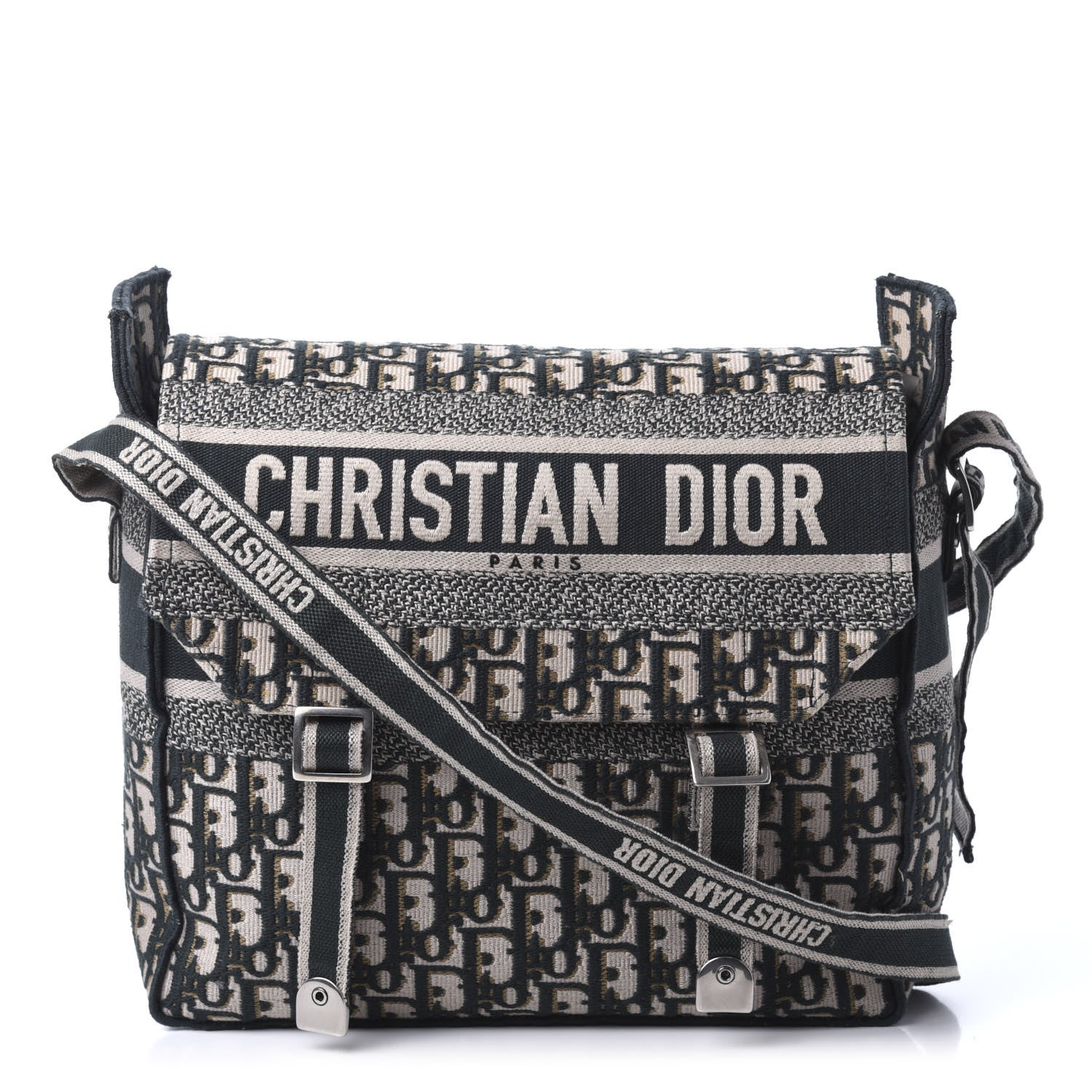 Christian Dior Oblique Medium Diorcamp Messenger Green 1 of 9