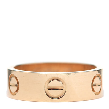 Cartier 18K Yellow Gold 5.5mm LOVE Ring 49 4.75 1 of 6