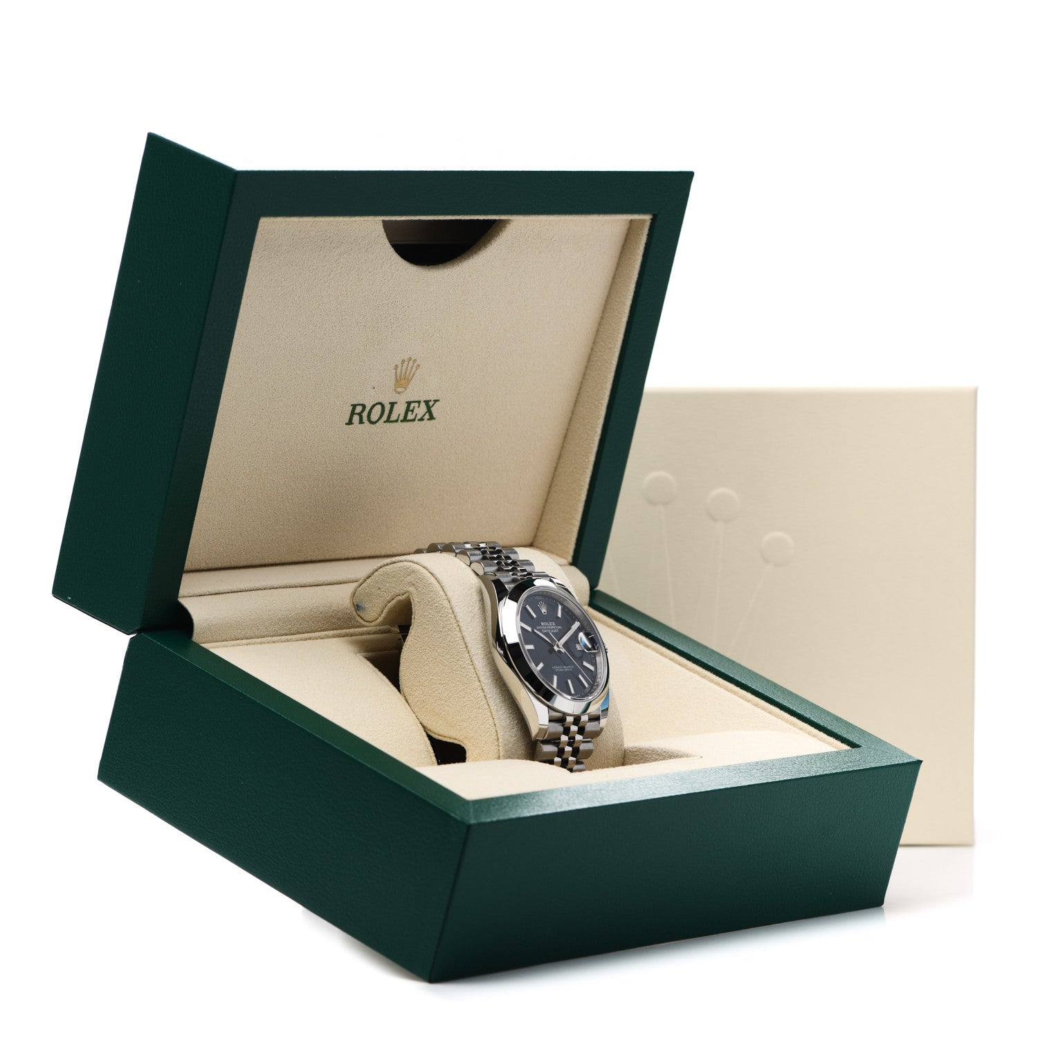 Rolex Stainless Steel 41mm Oyster Perpetual Datejust Watch Blue 126300 5 of 5