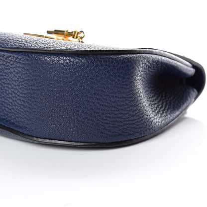 Chloe Grained Lambskin Mini Drew Shoulder Bag Royal Navy 6 of 10