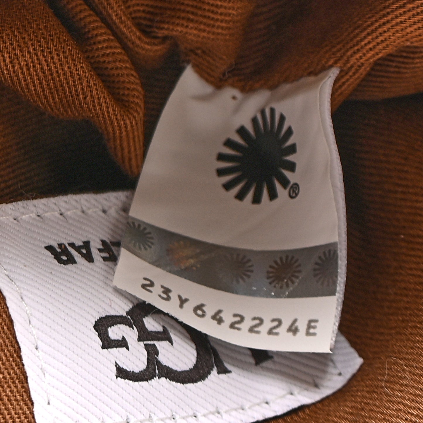 X UGG Suede Shearling Reverse Small Shopping Bag Natural