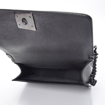 Chanel Caviar Quilted Medium Boy Flap So Black 5 of 8