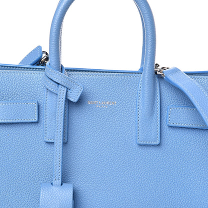 Saint Laurent Grained Calfskin Nano Sac De Jour Blue Clair 11 of 11