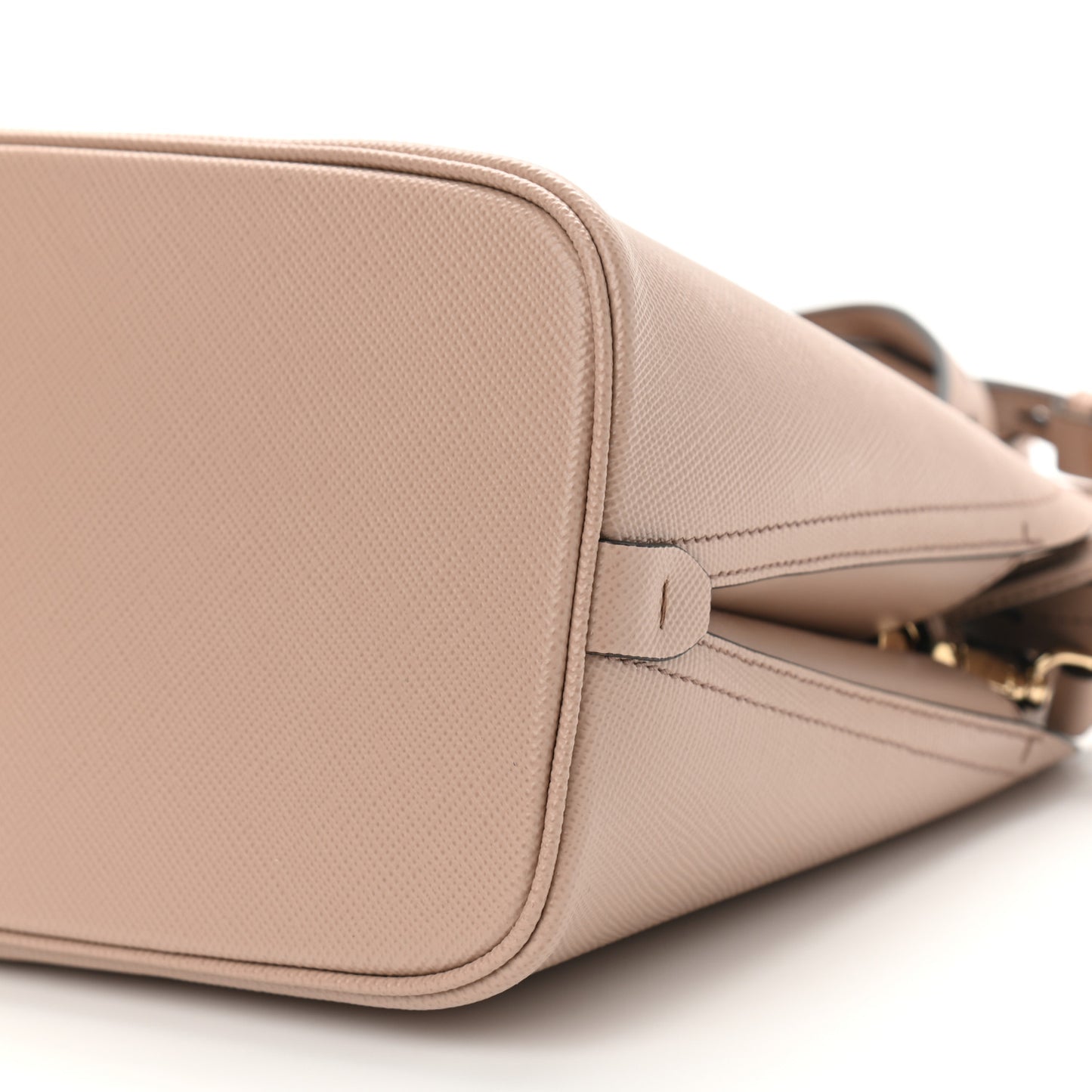 Saffiano Cuir Small Matinee Tote Cipria Black