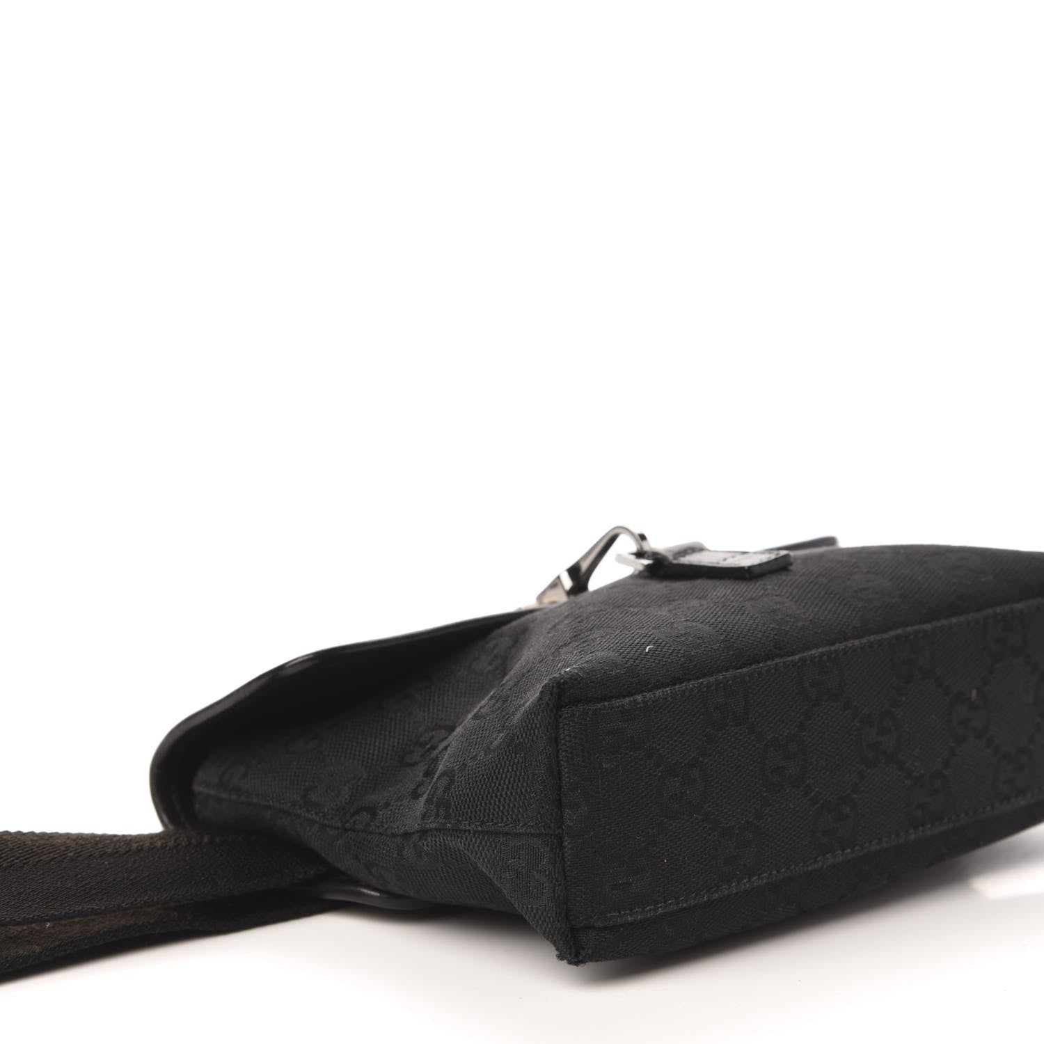 Gucci GG Monogram Web Flight Belt Bag Black 8 of 10