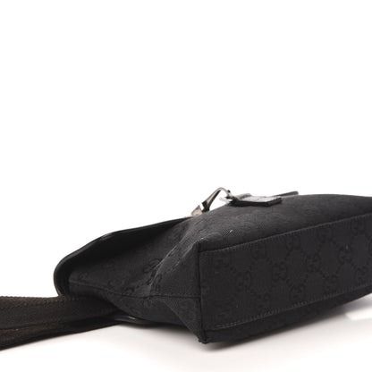 Gucci GG Monogram Web Flight Belt Bag Black 8 of 10