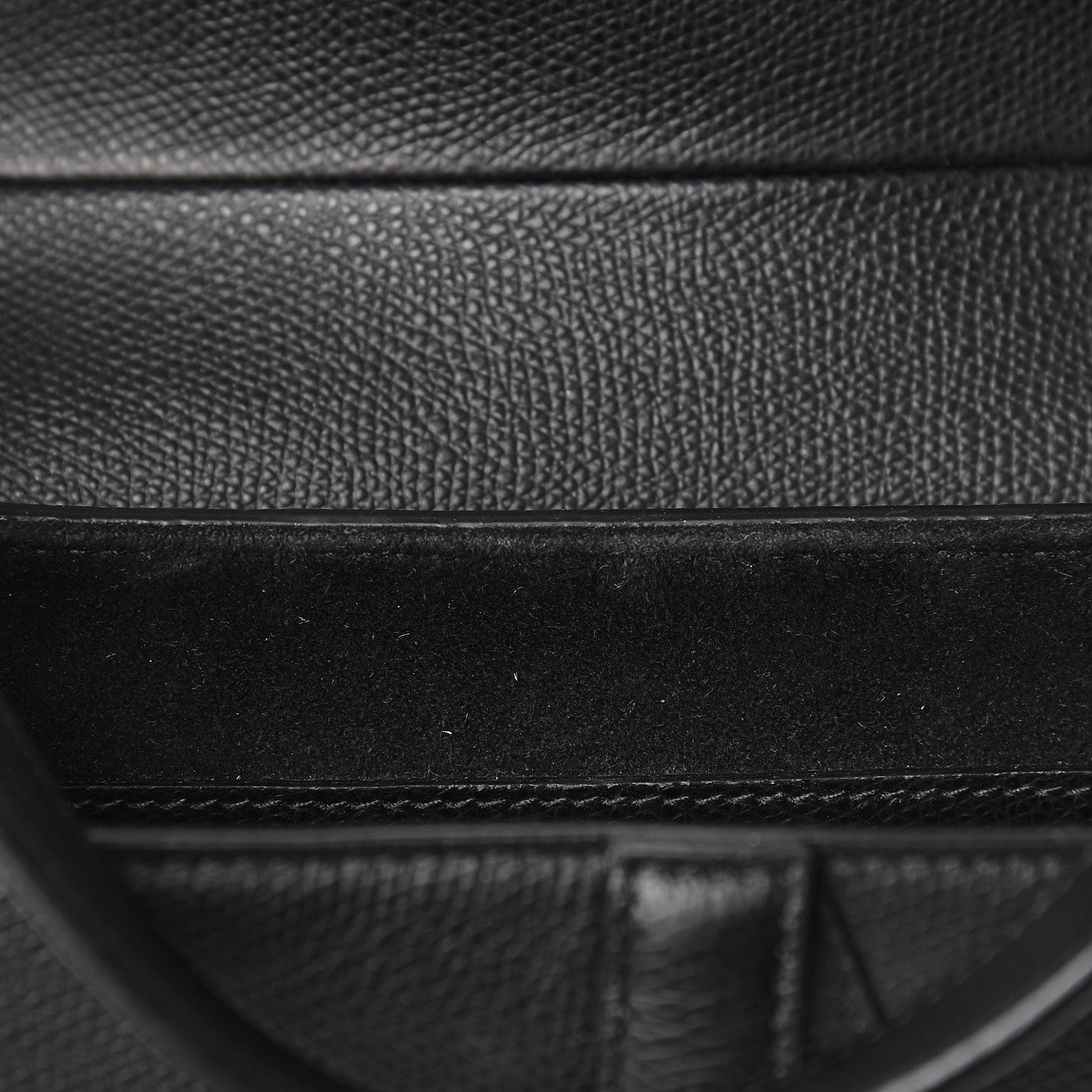 Christian Dior Grained Calfskin Saddle Bag Black 10 of 14