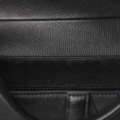 Christian Dior Grained Calfskin Saddle Bag Black 10 of 14