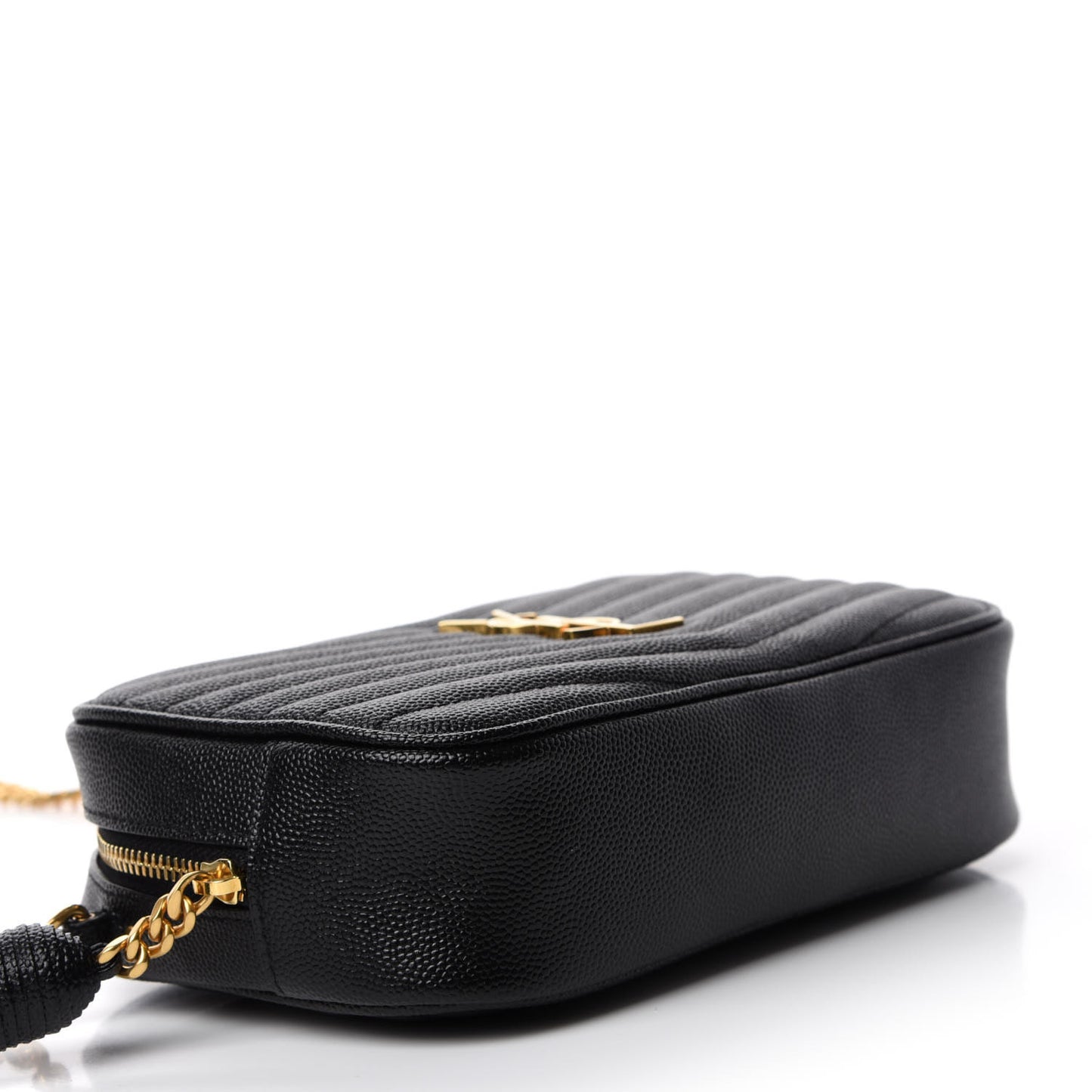 Grain De Poudre Matelasse Monogram Mini Lou Camera Bag Black