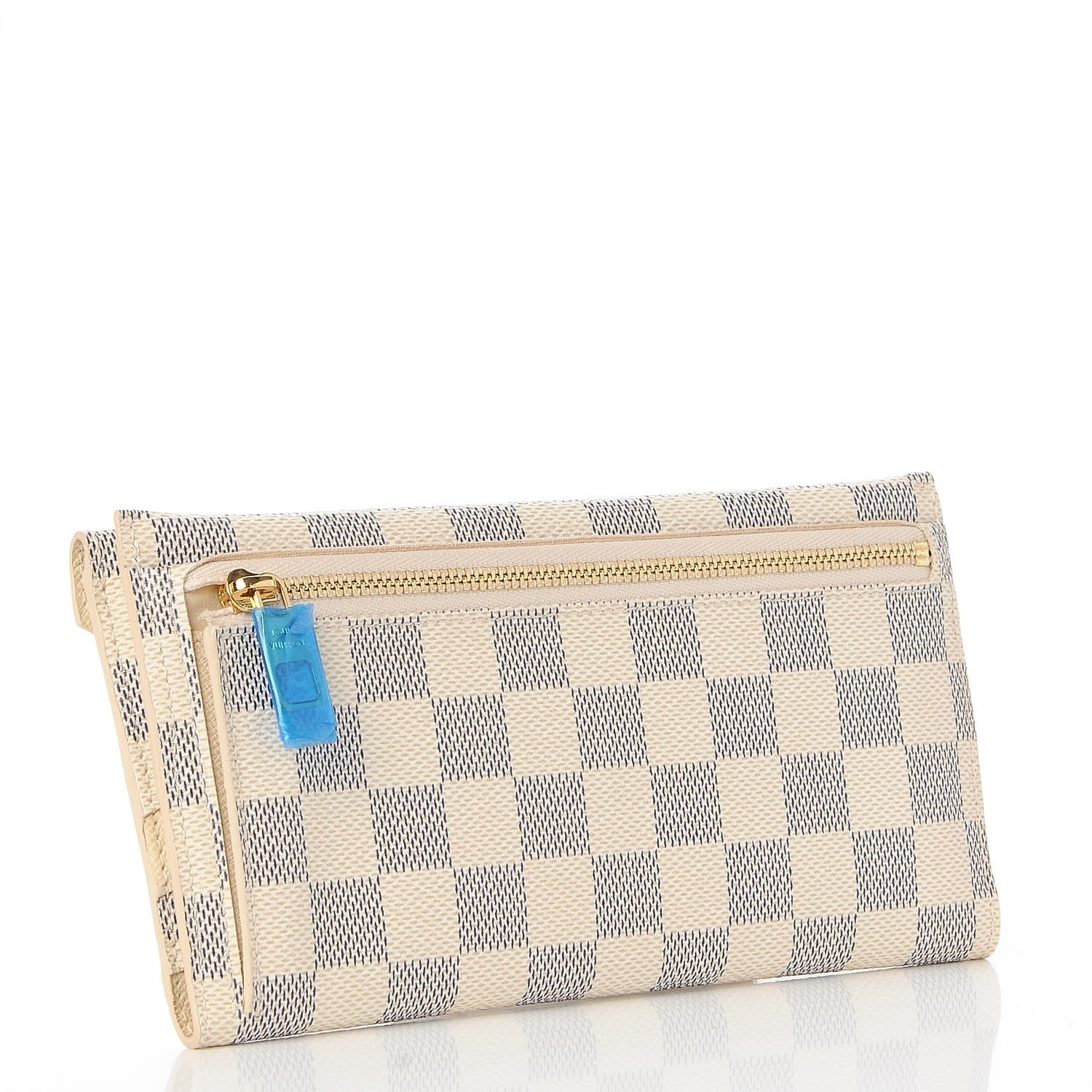 Louis Vuitton Damier Azur Long Origami Wallet 3 of 7