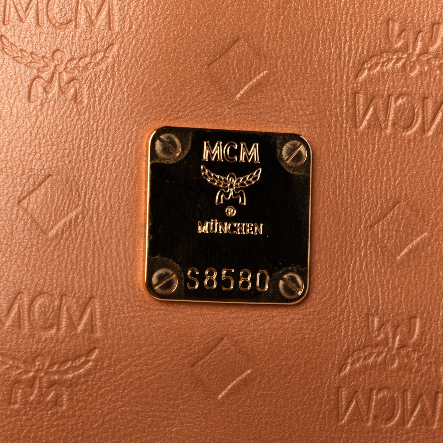 Calfskin Ottomar Monogram Tote Cognac