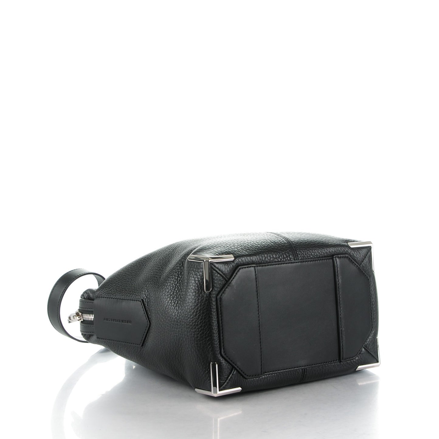 Pebbled Calfskin Small Emile Black