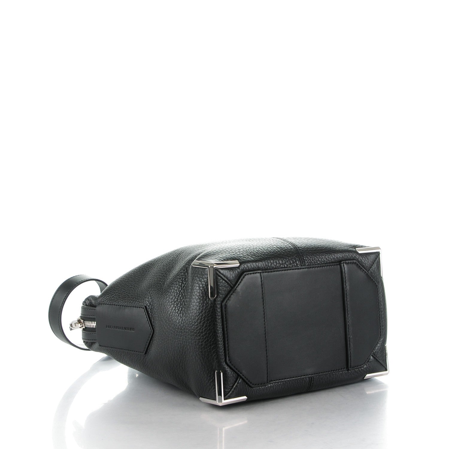 Alexander Wang Pebbled Calfskin Small Emile Black 4 of 9