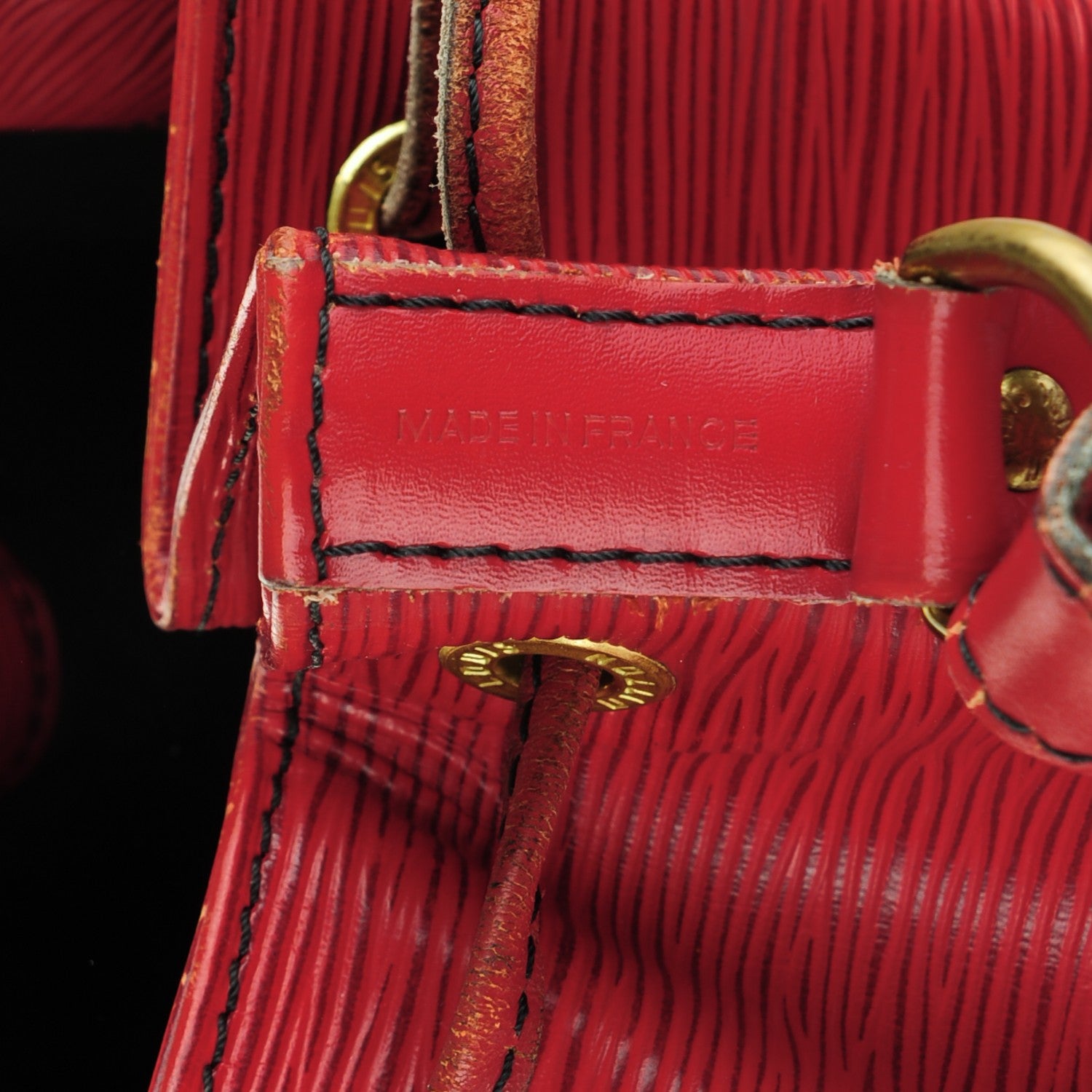 Louis Vuitton Epi Petit Noe Castillan Red 7 of 9