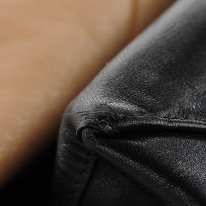 Celine Lambskin Vertical Bi-Cabas Apricot Black 13 of 13