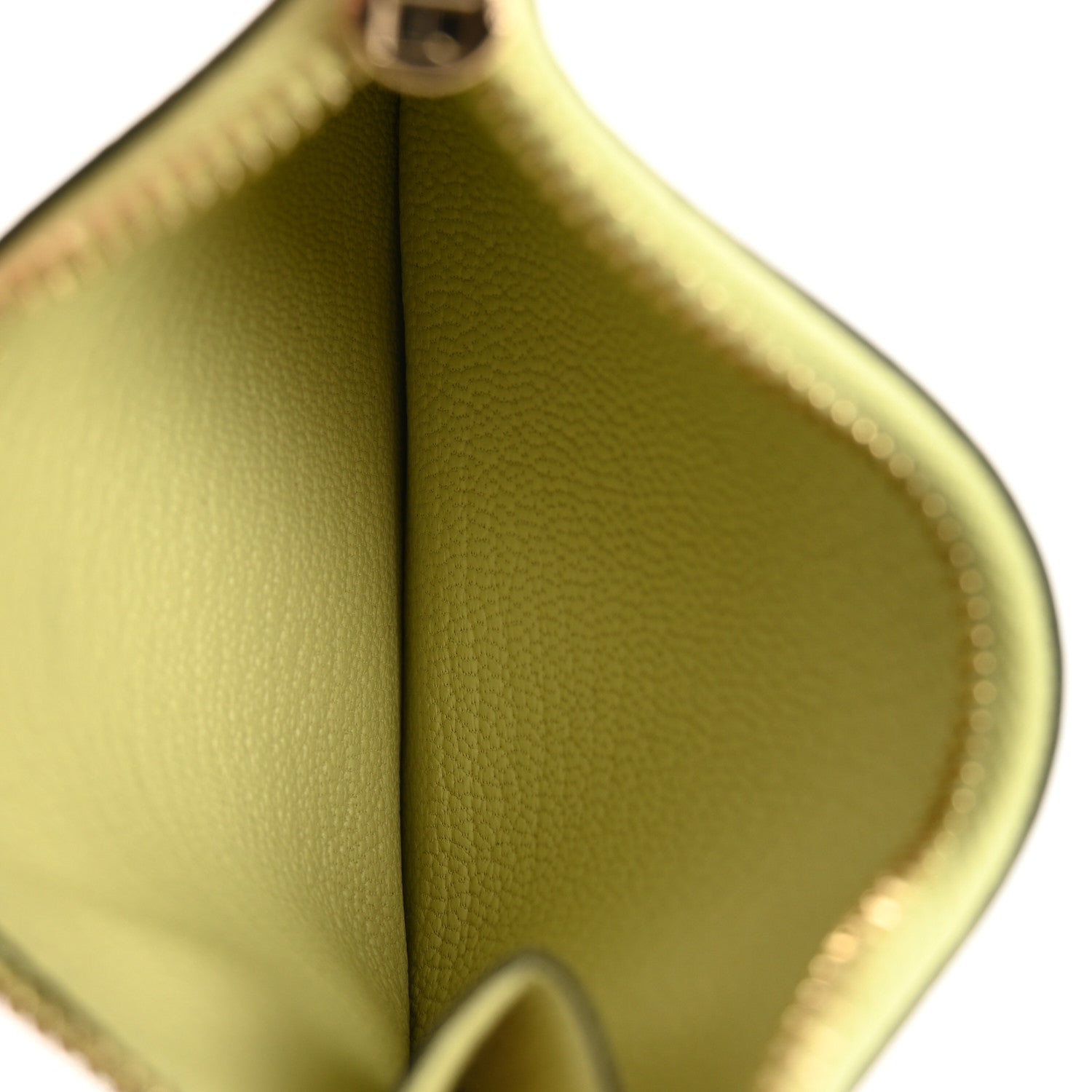 Hermes Chevre Mysore Roulis Slim Wallet Jaune Bourgeon 8 of 10