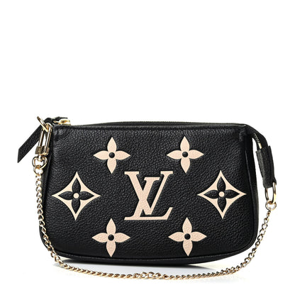 Louis Vuitton Empreinte Monogram Giant Mini Pochette Accessories Black 1 of 7